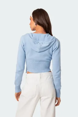 Cárdigan con capucha tejido desiree de Edikted en Buzos y Sweaters para argentina