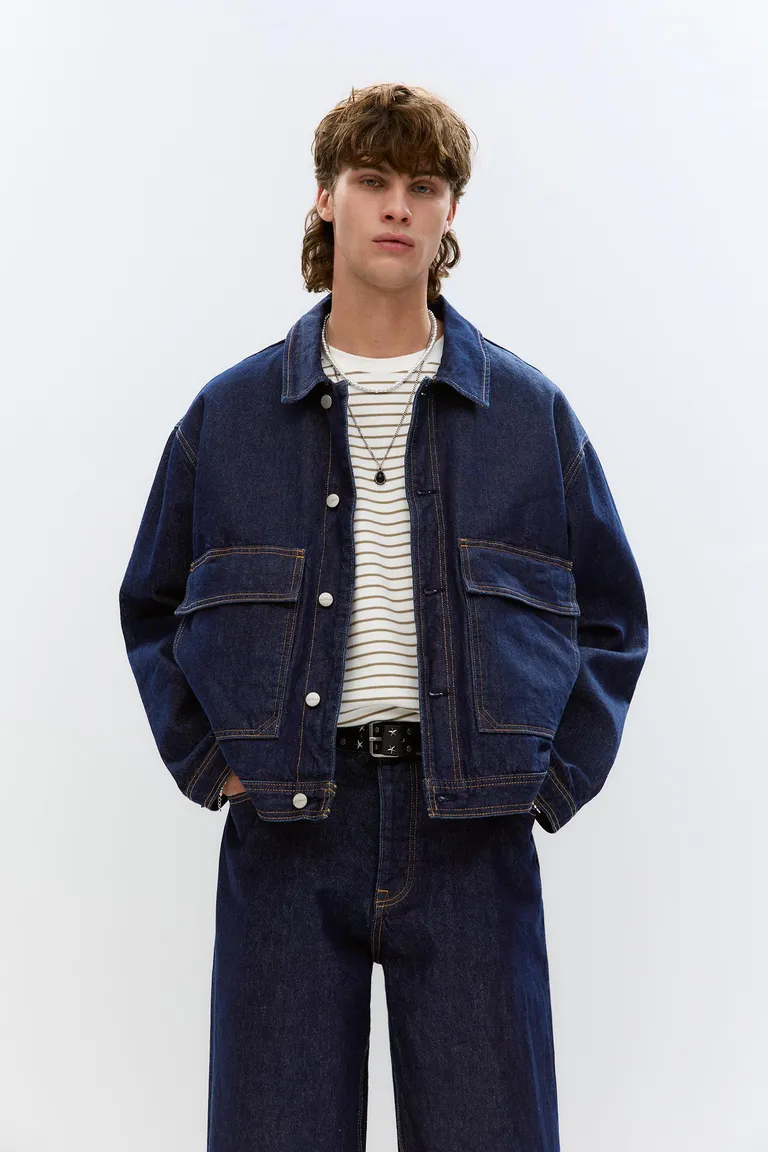 Campera denim selvedge de Pull&Bear en Abrigos y Camperas para argentina