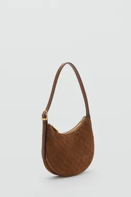 Bolso hombro serraje logo de Mango en Bolsos y Carteras para argentina
