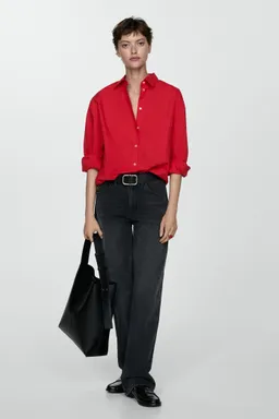 Camisa oversize con bolsillo de Mango en Camisas para argentina