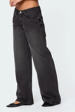 Jeans tiro bajo leopardo de Edikted en Pantalones para argentina