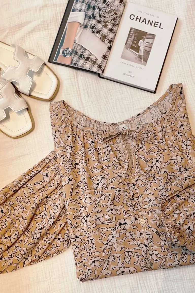 Blusa estampada con botones de Hesed en Blusas para argentina