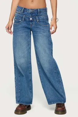 Jeans tiro bajo abel de Edikted en Pantalones para argentina