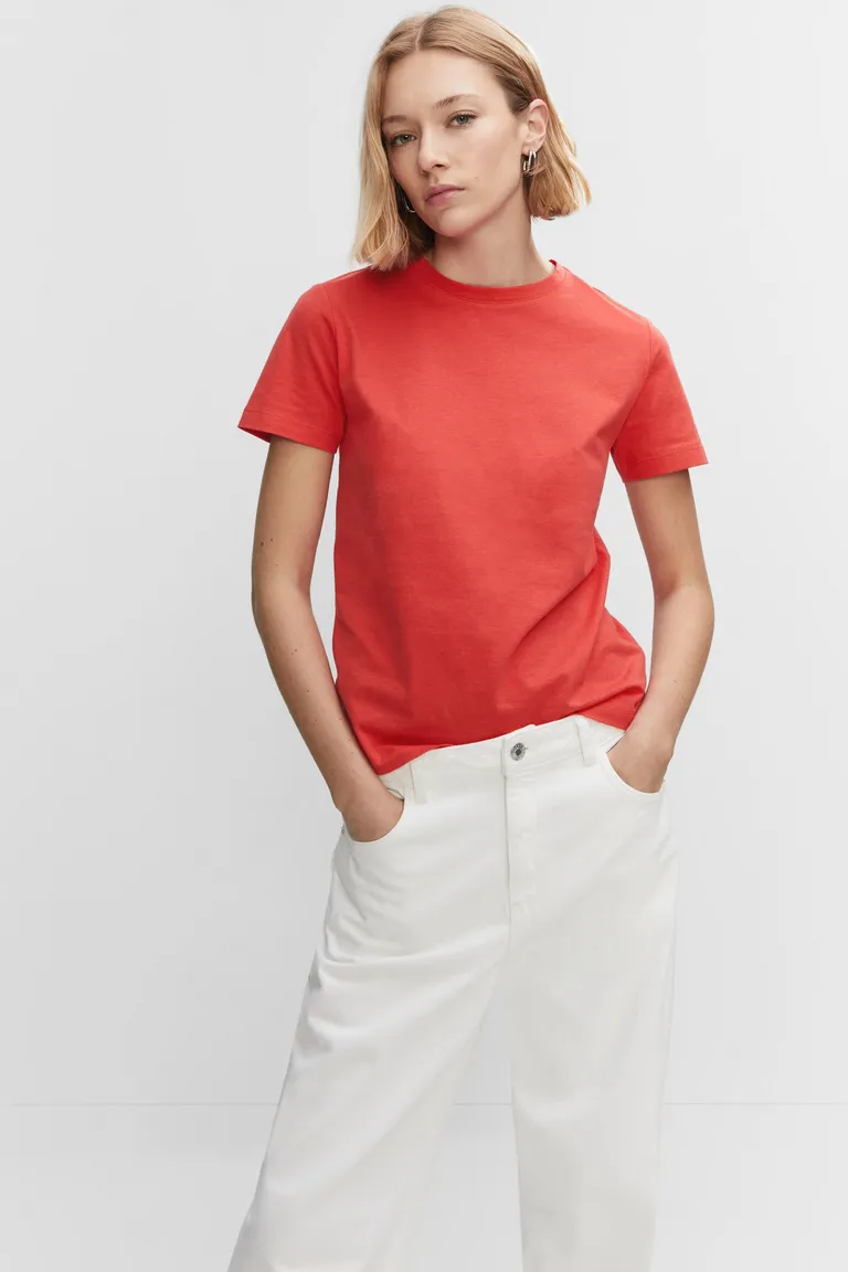 Remera algodón básica de Mango en Remeras para argentina