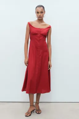 Vestido midi con botones de Mango en Vestidos para argentina