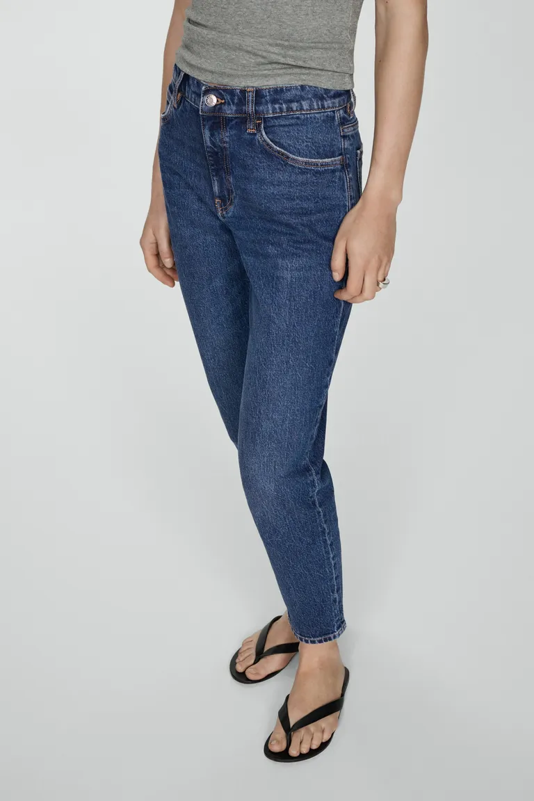 Jeans newmom confort tiro alto de Mango en Pantalones para argentina