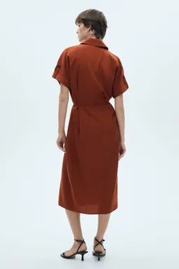 Vestido camisero lyocell lazo de Mango en Camisas para argentina