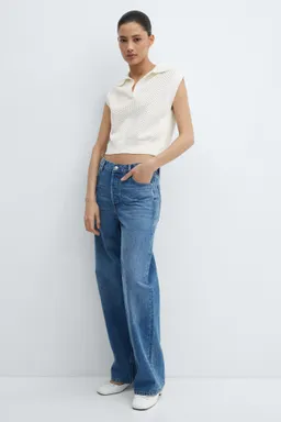 Top calado cuello polo de Mango en Tops para argentina