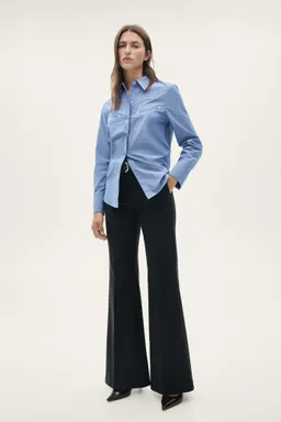 Camisa algodón con tachuelas de Mango en Camisas para argentina