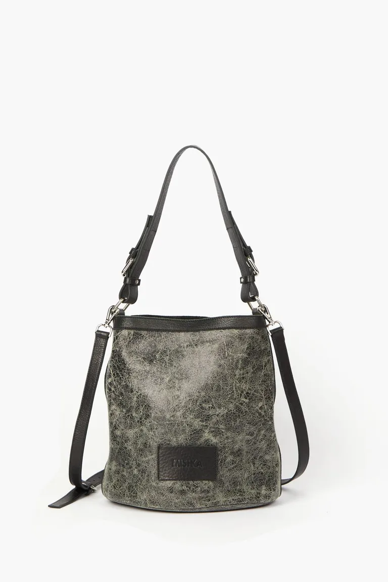 Cartera tipo bandolera mediana con manija regulable, correa desmontable y neceser interno para organización de Mishka en Bolsos y Carteras para argentina