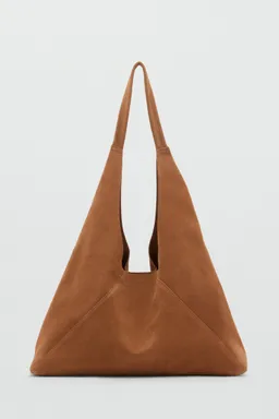 Bolso serraje hombro de Mango en Bolsos y Carteras para argentina