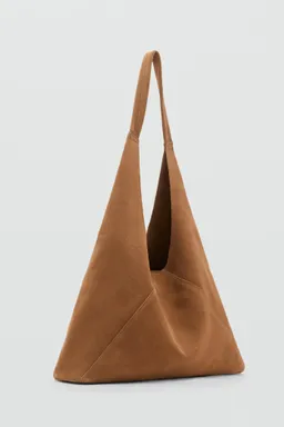 Bolso serraje hombro de Mango en Bolsos y Carteras para argentina