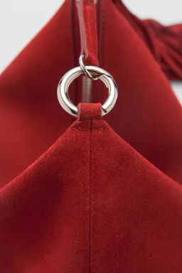 Bolso mano piel flecos de Mango en Bolsos y Carteras para argentina