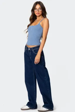 Musculosa henley rayada de Edikted en Remeras para argentina