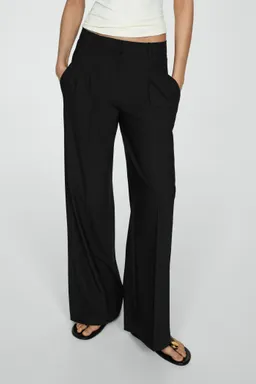 Pantalón recto con pinzas de Mango en Pantalones para argentina
