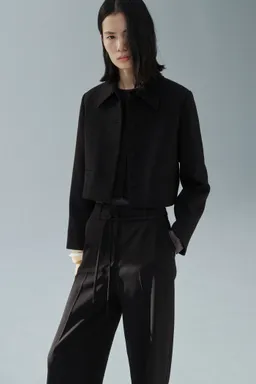 Pantalón traje recto lazo de Mango en Pantalones para argentina