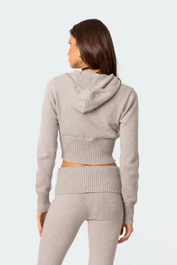 Cárdigan con capucha tejido desiree de Edikted en Buzos y Sweaters para argentina