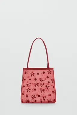 Bolso mesh bordado flores de Mango en Bolsos y Carteras para argentina