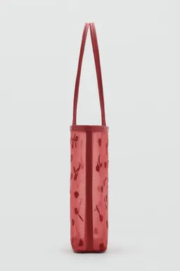 Bolso mesh bordado flores de Mango en Bolsos y Carteras para argentina