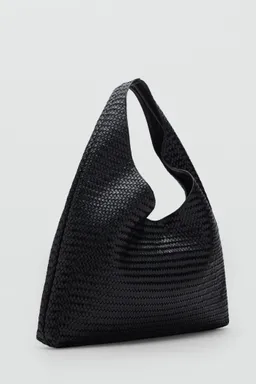 Bolso hombro cuero trenzado de Mango en Bolsos y Carteras para argentina