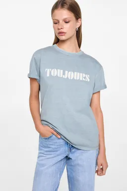 Remera algodón estampada de Mango Teen en Remeras para argentina