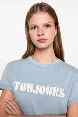 Remera algodón estampada de Mango Teen en Remeras para argentina