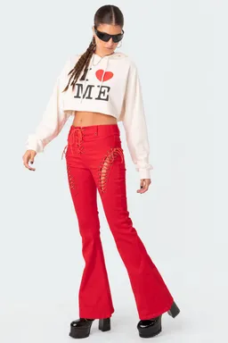Jeans acampanados engine de Edikted en Pantalones para argentina
