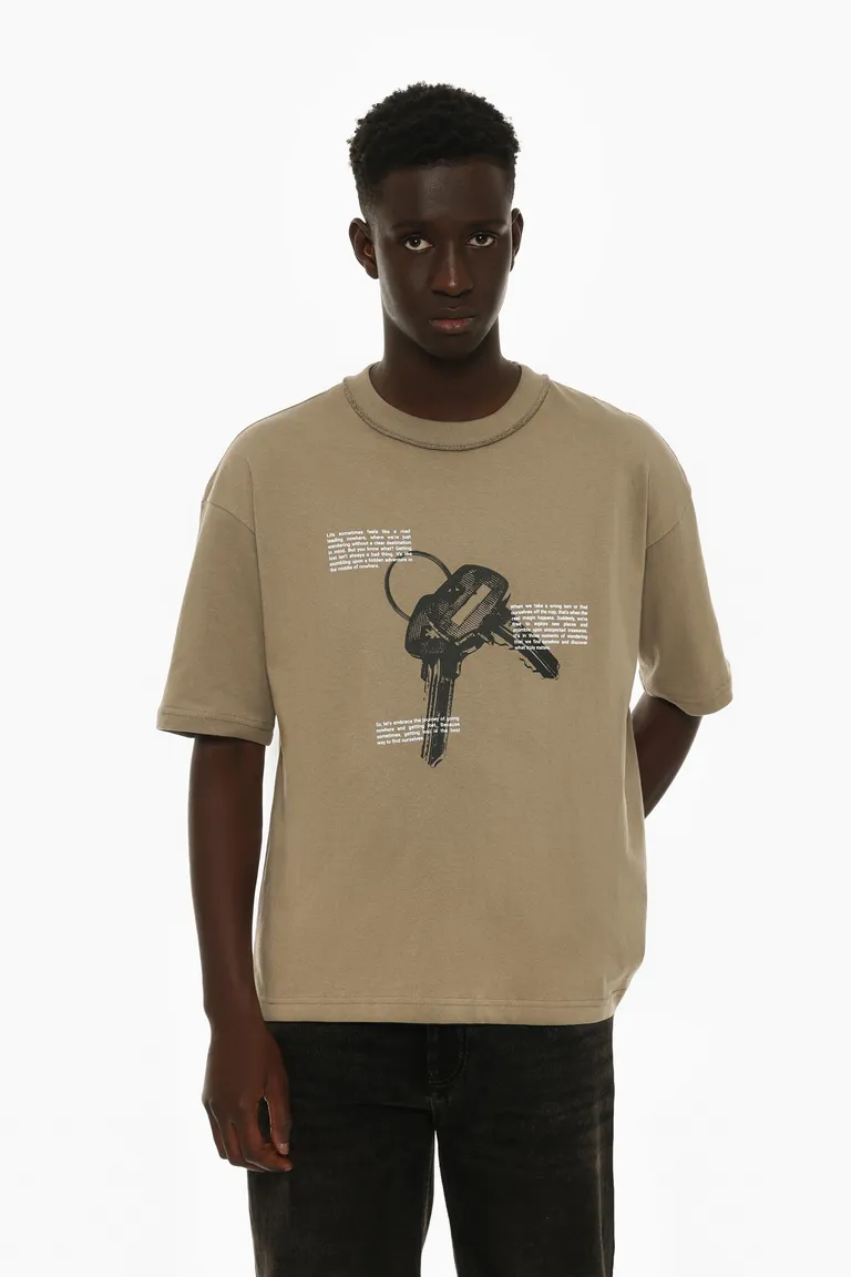 Remera estampado con bordado de Lefties en Remeras y Polos para argentina