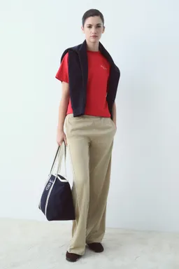 Camiseta algodón estampada de Mango en Remeras para argentina