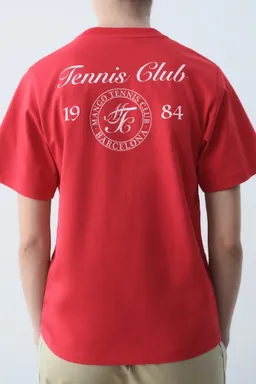 Camiseta algodón estampada de Mango en Remeras para argentina