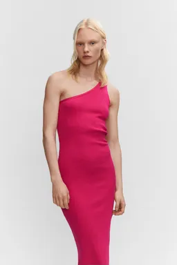 Vestido asimétrico con abertura de Mango en Vestidos para argentina