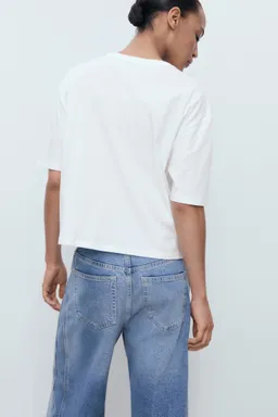 Remera algodón estampado floral de Mango en Remeras para argentina