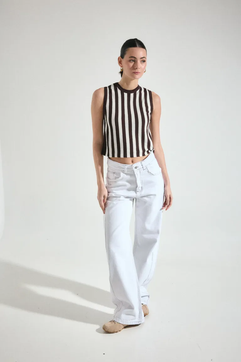 Tejido a Rayas de Audaz en Tops para argentina