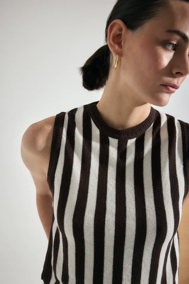 Tejido a Rayas de Audaz en Tops para argentina