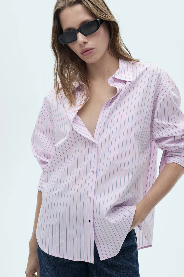 Camisa algodón rayas de Mango en Camisas para argentina