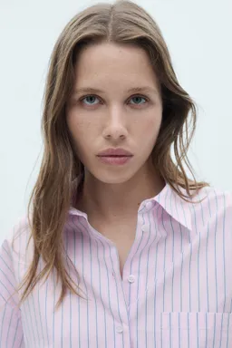 Camisa algodón rayas de Mango en Camisas para argentina