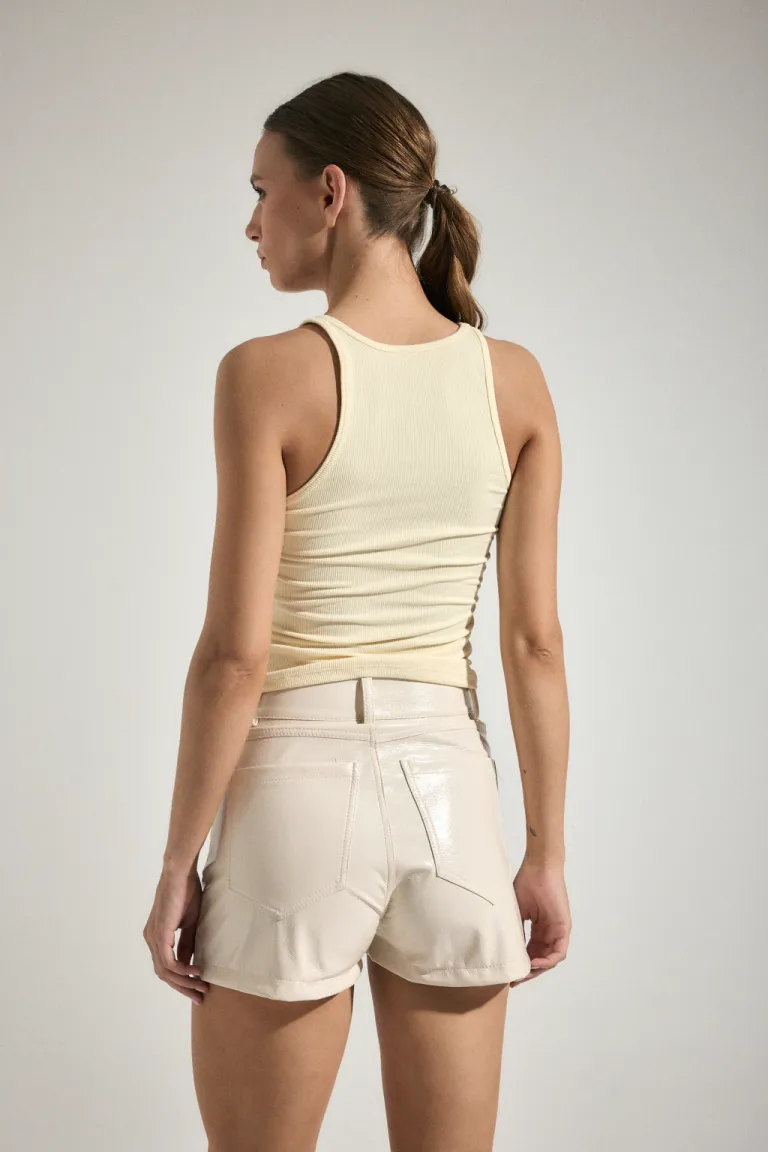 Musculosa básica de tirantes finos en tela elástica de Audaz en Tops para argentina