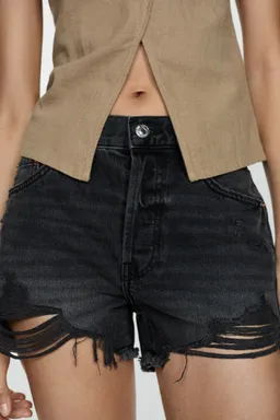 Shorts jean rotos de Mango en Shorts para argentina