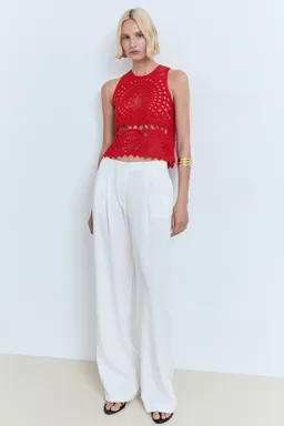 Top tejido crochet de Mango en Tops para argentina