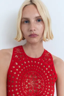 Top tejido crochet de Mango en Tops para argentina