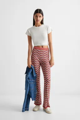 Pantalón estampado de Mango Teen en Pantalones para argentina