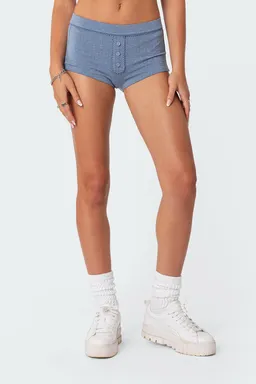 Micro shorts maelle pointelle de Edikted en Shorts para argentina