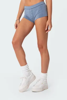 Micro shorts maelle pointelle de Edikted en Shorts para argentina