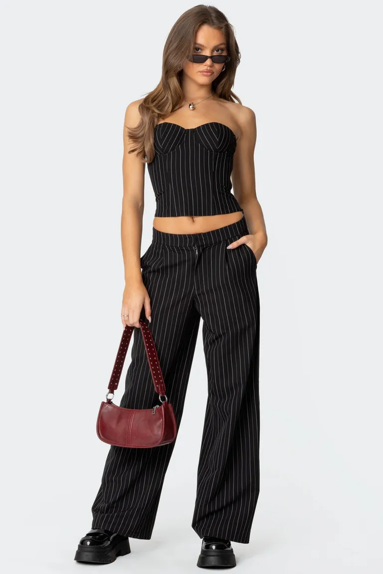 Pantalones rayas aliza de Edikted en Pantalones para argentina