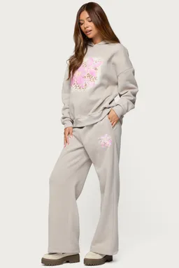 Buzo con capucha wild petal de Edikted en Buzos y Sweaters para argentina