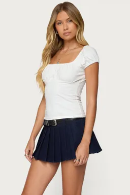 Top fruncido oleana de Edikted en Tops para argentina