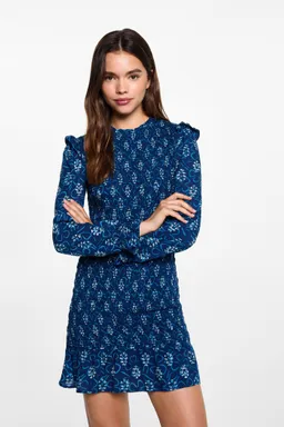 Vestido estampado con frunces de Mango Teen en Vestidos para argentina
