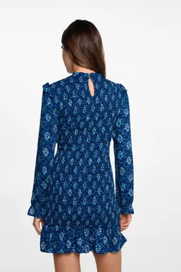 Vestido estampado con frunces de Mango Teen en Vestidos para argentina