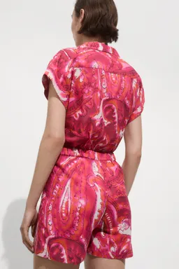 Mono camisero estampado de Mango en Monos para argentina