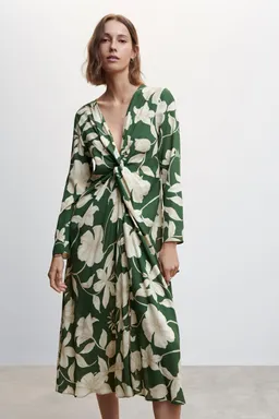 Vestido floral satinado de Mango en Vestidos para argentina